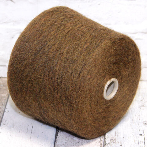 Вспушенная альпака FABIFIL / ALPALUX 900 коричневый меланж