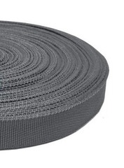 Лента окантовочная (стропа) 7,5 гр/м, ш. 22 мм, серый