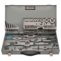 Набор метчиков и плашек M3 -M12 HSS-G 44пр Volkel 49111