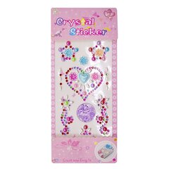
          Наклейки-стразы Alingar, акриловые, "Сердечки", сердечки, звездочки, узоры, пакет с европодвесом