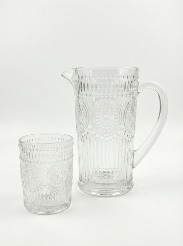 Набор графин 1000 мл и 6 стаканов 310 мл - Прозрачный - купить 1