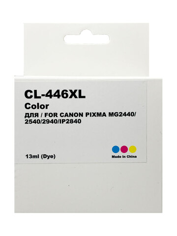 Картридж Myink CL-446XL для CANON PIXMA MG2440, MG2540, iP2840 Color (13ml)