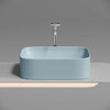 Ceramica Nova Element CN6052ML Умывальник чаша накладная прямоугольная, 50.5x38, цвет: голубой матовый