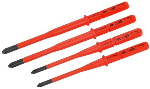 ARMATOOL Набор диэлектрических жал SLIM PH/SL-PZ/SL 4шт IEK