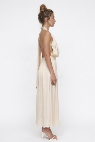 SERA платье с открытой спиной