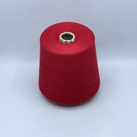 Бобинная пряжа,Cotton , 2540м. 100%Хлопок, Красный(869), 39124