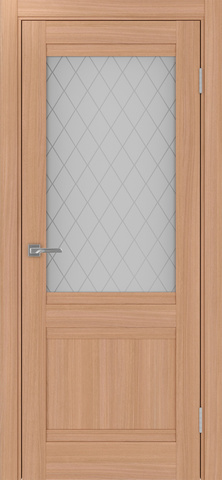 Турин_502U.21.30 ЭКО-шпон Ясень тёмный-Кристалл б.цв/Щит МДФ