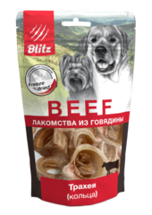 Лакомства для собак BLITZ ТРАХЕЯ РЕЗАНАЯ (кольцами) сублимированное для собак, 50 г