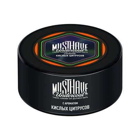 Табак для кальяна Must Have Undercoal 25гр - Sour Citrus с ароматом Кислых цитрусов