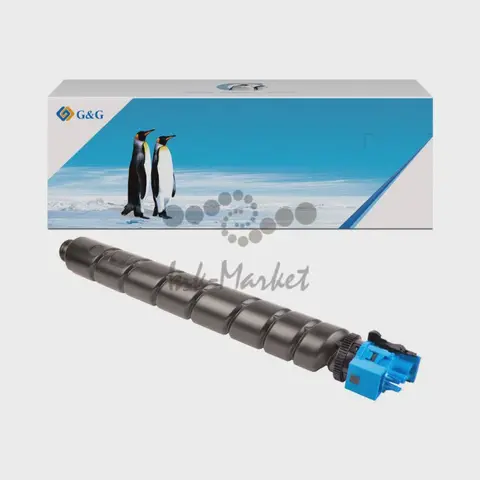 Тонер картридж G&G для Canon iR C3025i cyan with chip 8 500 pages C-EXV54 C 1395C002