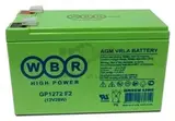 Аккумулятор WBR GP1272 F2 (12V28W) (клемма 7мм.) (GP1272 F2 (12V28W) WBR)