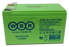 Аккумулятор WBR GP1272 F2 (12V28W) (клемма 7мм.) (GP1272 F2 (12V28W) WBR)