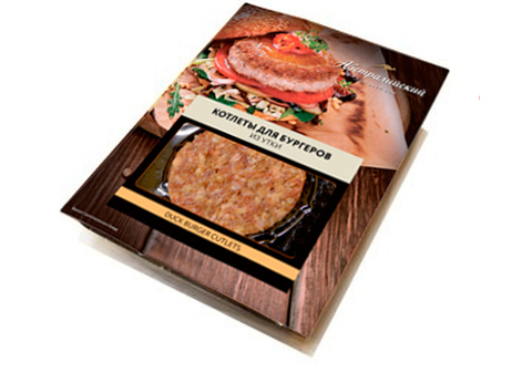 Котлеты для бургеров из утки с/м, 300г