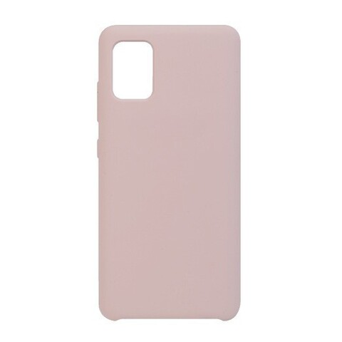 Силиконовый чехол WS Silicone Cover для Samsung Galaxy A51 (Бежевый)