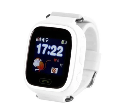 Умные часы для детей Smart Watch Q80(Q90) c GPS (white) белые