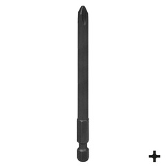 KING TONY (719003P) Вставка (бита) торцевая 1/4", L = 90 мм, Phillips, PH3, для шуруповерта