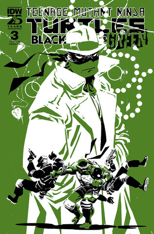 Teenage Mutant Ninja Turtles Black White & Green #3 (Cover B) (ПРЕДЗАКАЗ!)
