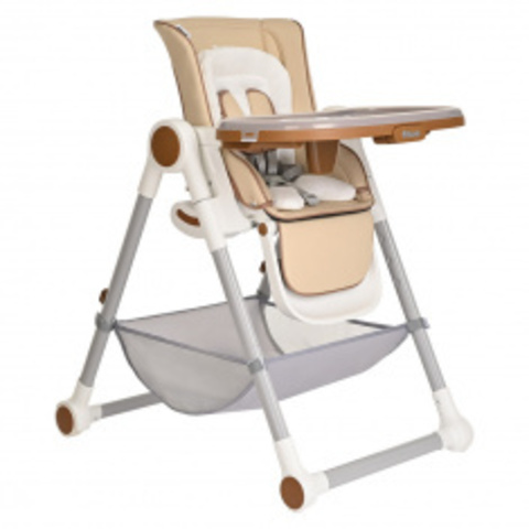 PITUSO СТУЛ ДЛЯ КОРМЛЕНИЯ ELCANTO DELUX BEIGE/БЕЖЕВЫЙ ECO-КОЖА