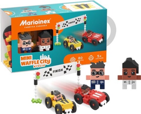 Конструктор Marioinex Mini Waffle City Гонка 80 деталей