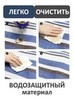 Картинка покрывало для пикника Skully WQ-blanket-wp white-blu-grey - 4