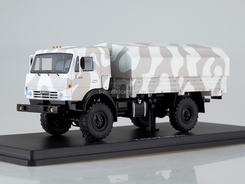 KAMAZ-43502 Mustang camouflage Arctic white-gray 1:43 Start Scale Models (SSM)