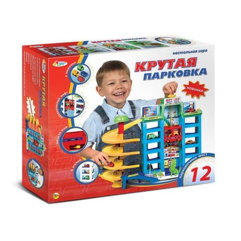 Играем вместе Гараж 6 уровней, с машинками (154452)