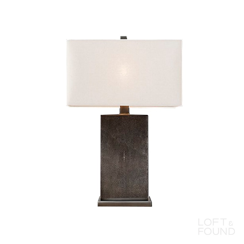 Настольная лампа Delano Shagreen Rectangular Table Lamp