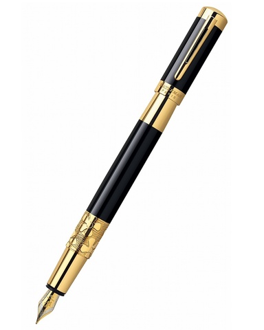 Ручка перьевая Waterman Elegance Black GT, F (S0898610)