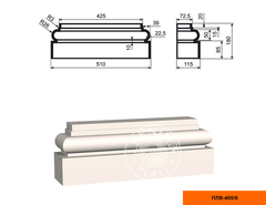 Пилястра ПЛВ-400/6 (база)