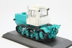 Tractor T-150 white-turquoise 1:43 Hachette #47