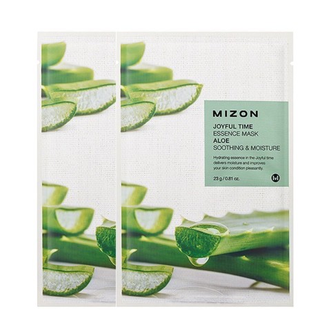 MIZON Маска с экстрактом алоэ joyful time essence mask aloe 23g