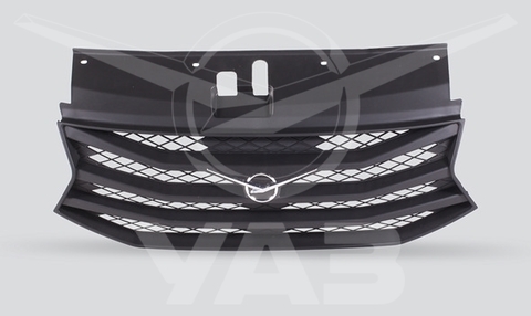 Облицовка радиатора УАЗ-3163 (2014-16г.) в сборе (пластик с завод. знаком) ОАО УАЗ