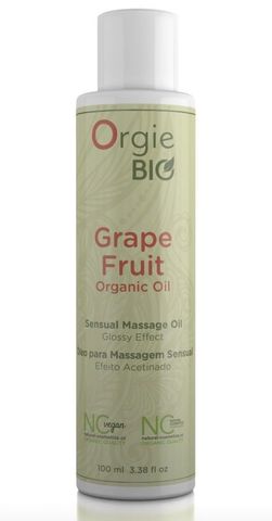 Органическое масло для массажа ORGIE Bio Grapefruit с ароматом грейпфрута - 100 мл. - ORGIE 51508