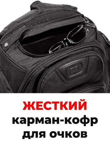 Картинка рюкзак городской Ogio Rev Black - 3