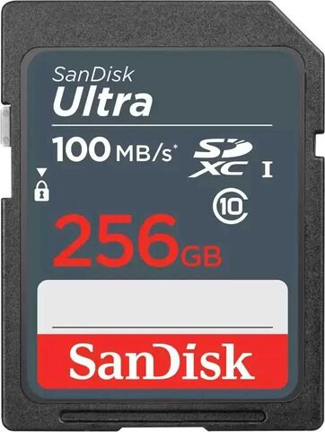 Карта памяти SanDisk 256GB Ultra SDXC 100Mb/s Black