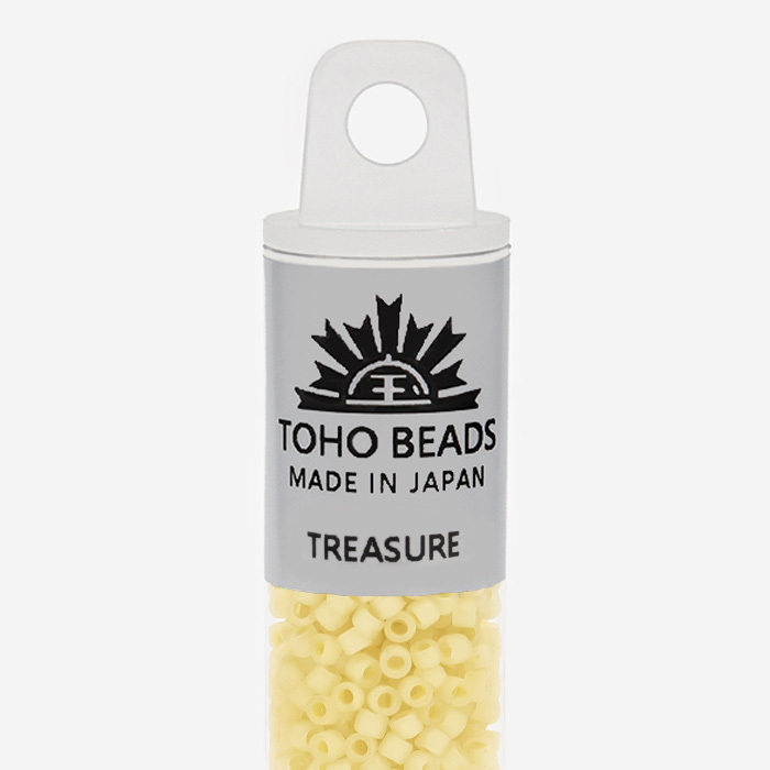 Японский бисер TOHO Treasure (№142F), жемчужный матовый