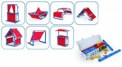 Конструктор Keter MEGADO 7 в 1 Сине-красный 17200123