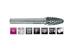 Бор-фреза твердосплавная F(RBF) 16,0x30x70x6мм HM Ruko 116034