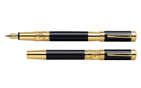 Ручка перьевая Waterman Elegance Black GT, F (S0898610)