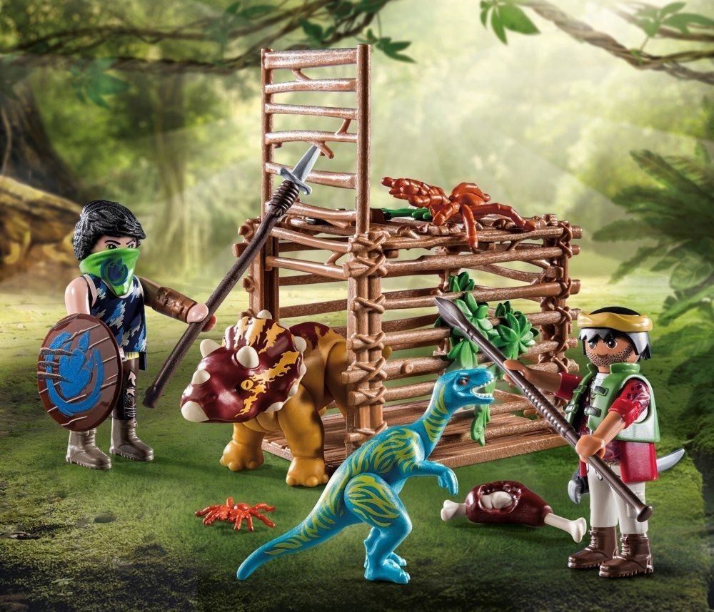 Конструктор Playmobil Dino Rise - Стартовый набор Освобождение трицератопса  - Плеймобиль Динозавры 71378 купить в Москве | Доставка по России.