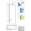 Radaway 10101080-92-01 Essenza Pro Brushed GunMetal PNJ II 80