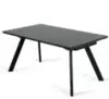 Раскладной стол Bronte, 160-240х90 см, черная керамика
