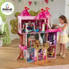 Замок-дом для кукол Winx и Ever After High "Книга Сказок" (Storybook) с мебелью