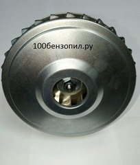 Двигатель (мотор) для строительного пылесоса 1350W H=128мм D=130мм