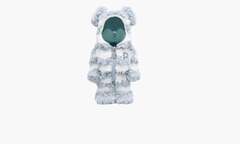 Bearbrick x Gelato Pique Pajamas "400%" White / Blue