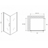 Abber Sonnenstrand AG04100M-S85M Душевой уголок, 100x85x195, цвет: хром