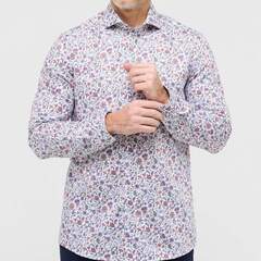 Сорочка мужская Eterna Slim Fit 2638-F182-91 с чарующим принтом