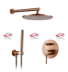 Душевой комплект Warmer Rose Gold Line 10D