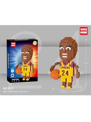 Конструктор Wisehawk Баскетболист Лейкерс Коби Брайант 401 деталь NO. 2577 Basketball player Lakers Kobe Bryant
