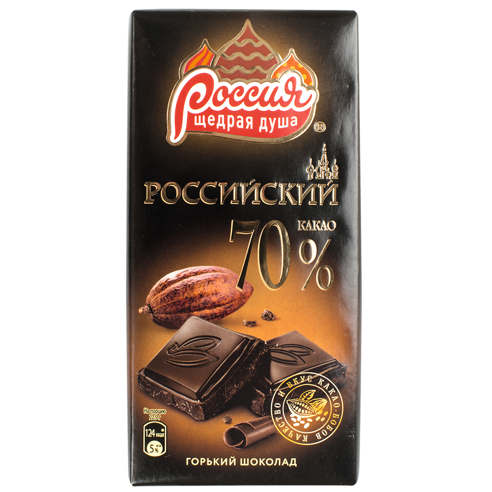 Шоколад русский шоколад 90г белый